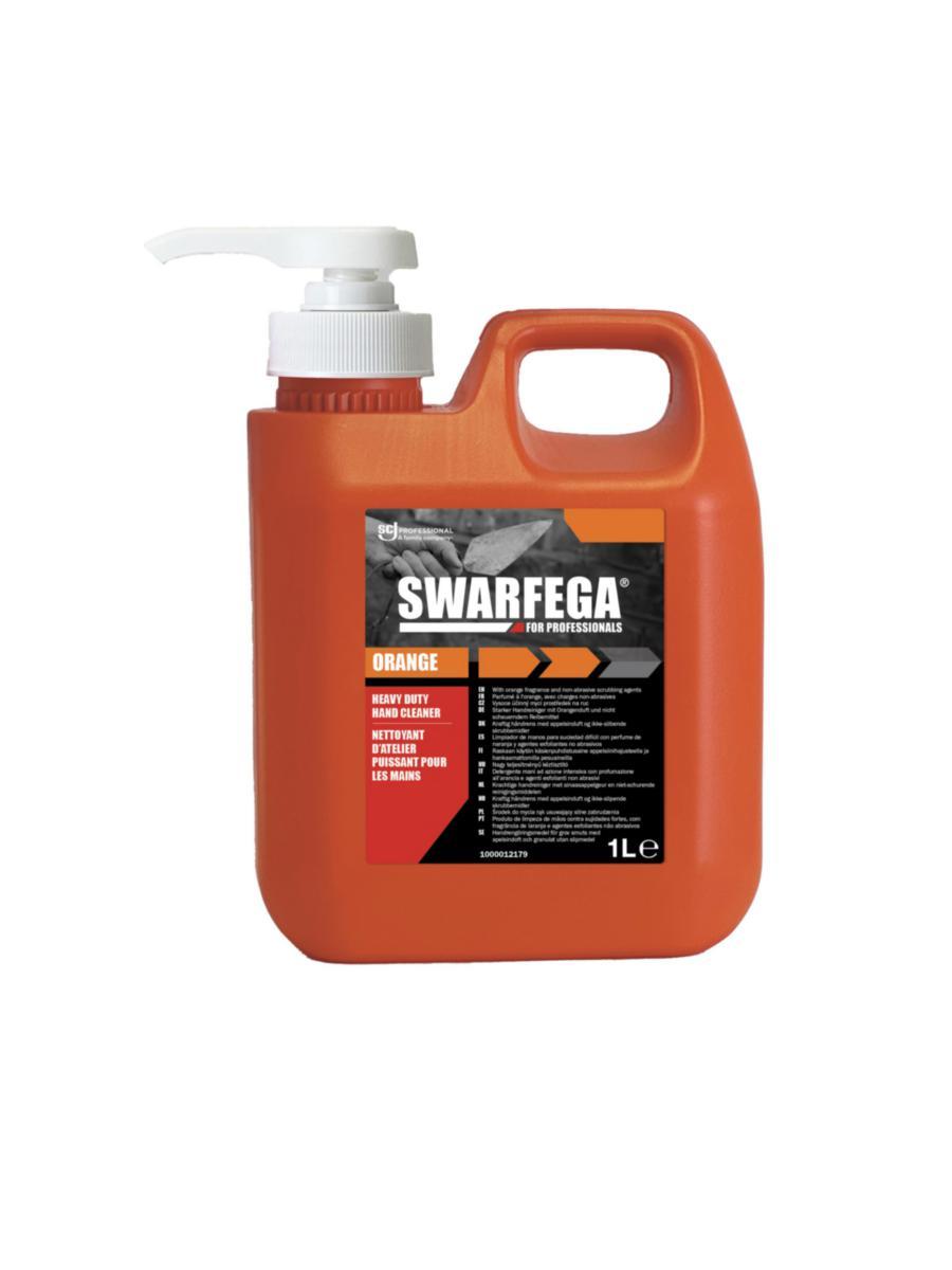 Hand Cleanser Swarfega Orange - HAND CLEANSER SWARFEGA ORANGE 1L PUMP