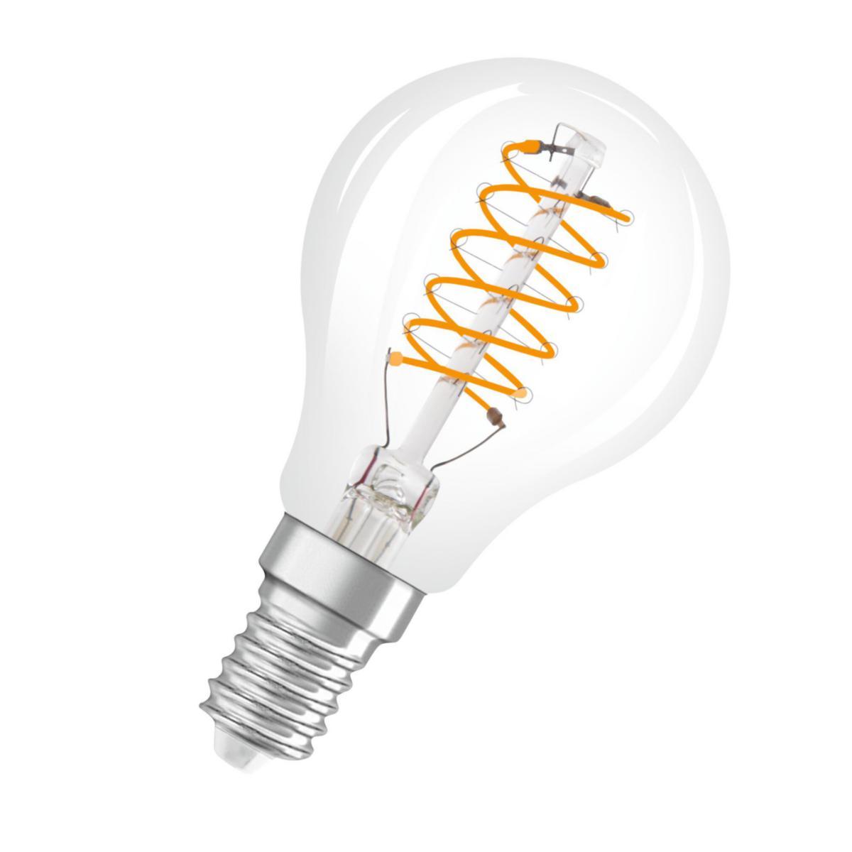 LED-lampa Vintage 1906, Klot, dimbar - LED KLOT 40 DIM KLAR 827 E14 4099854075742
