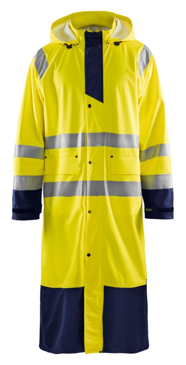 Regnrock Blåkläder 4325-2000 - REGNROCK BLK 4325-2000 GUL /MARIN VARSEL KL3 STL L