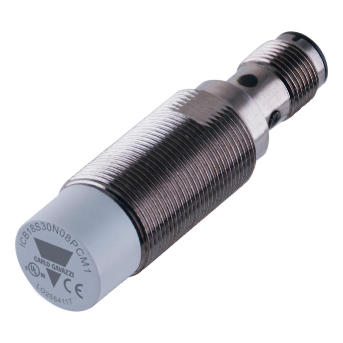 Inductive sensor ICB - IND.SENSOR M18 PLG PNPNO NO-FL