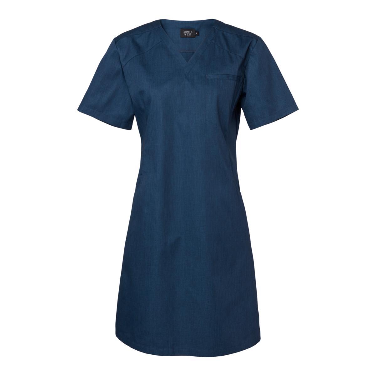 Klänning South West Mira Dam - KLÄNNING SOUTH WEST MIRA DAM BLÅMELANGE STL XS