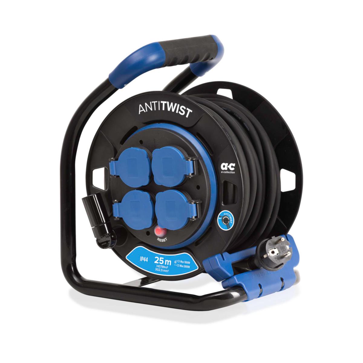 Kabelvinda 25m, IP44, 3G2,5 - KABELVINDA 25M H07RN-F 3G2,5 