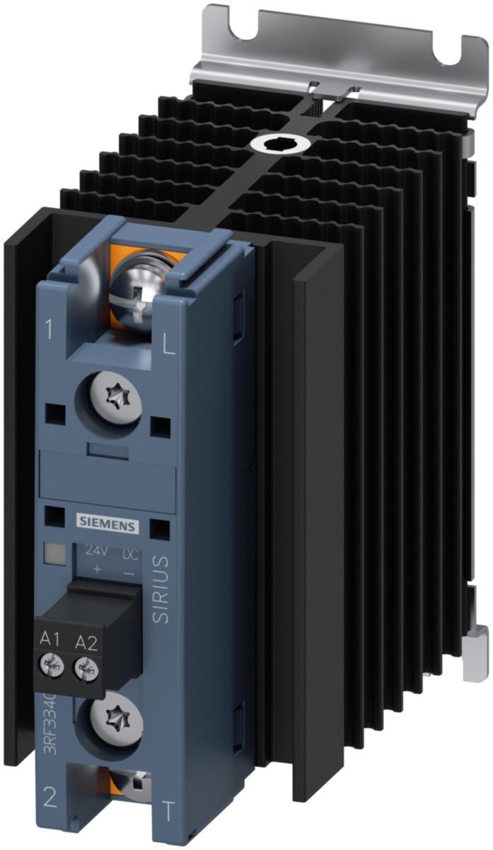Kontaktor solid-state SIRIUS, DC - KONT SS 1P 40A 48-460V 24VDC R 3RF3340-3AA04