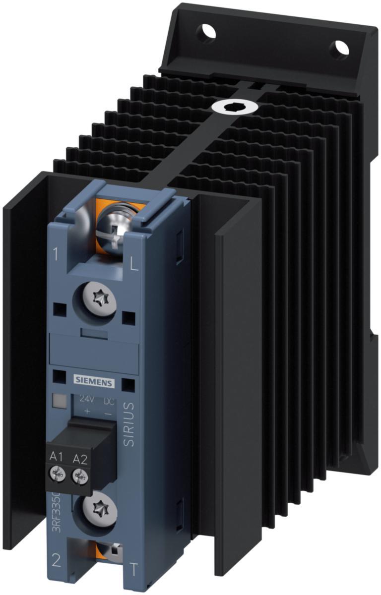Kontaktor solid-state SIRIUS, DC - KONT SS 1P 50A 48-600V 24VDC R 3RF3350-3AA06