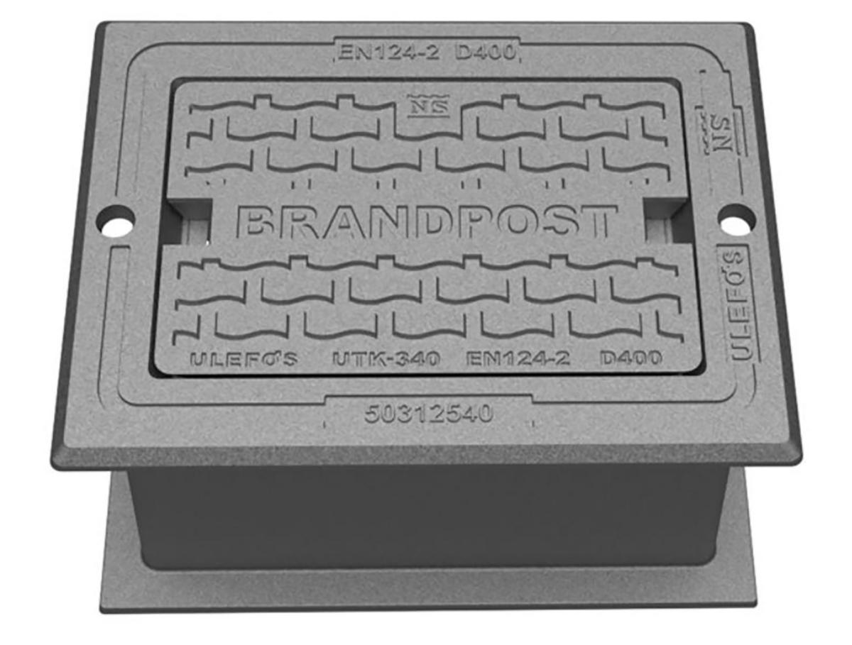 Telescopic surface box for fire hydrant - SURFACE BOX FOR FIRE HYDRANT "BRANDPOST", TELESCOPIC, D400