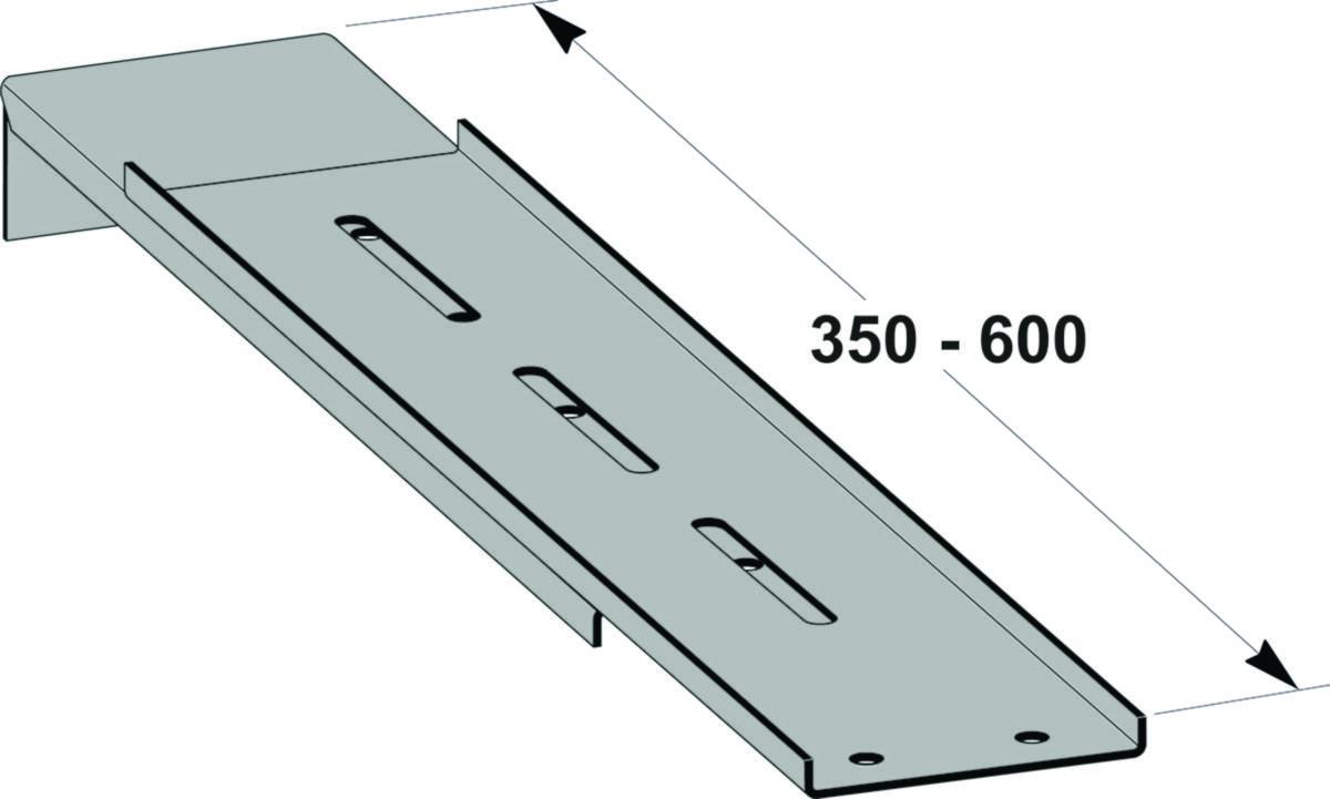 Fästjärn till nya 19" stativen, MP Bolagen - FÄSTJÄRN 19" STATIV MP-864E 