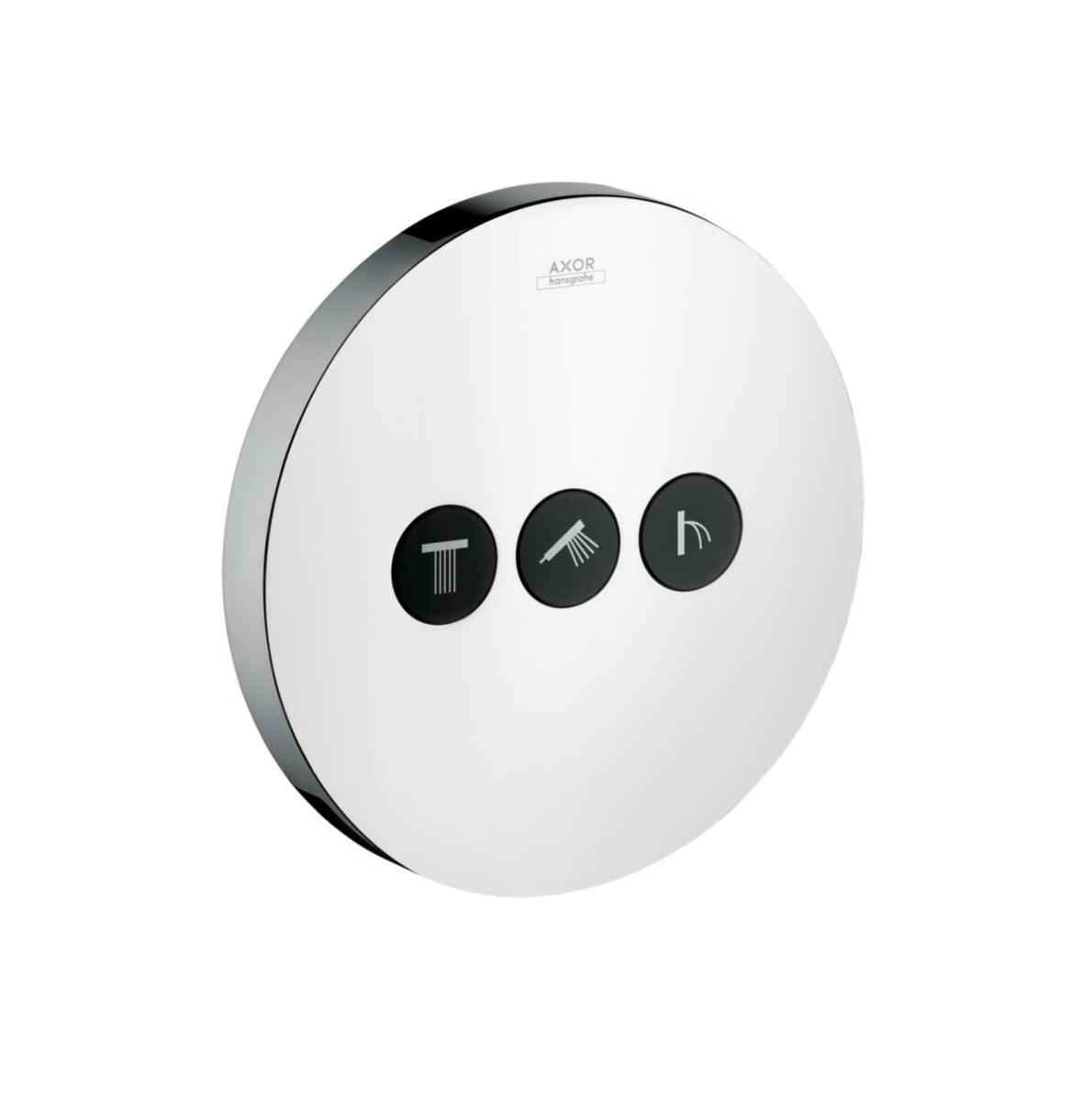 Inbyggnadsblandare Axor ShowerSelect Round, Hansgrohe - HANSGROHE INBYGGNADSBLANDARE AXOR SHOWERSELECT ROUND KROM
