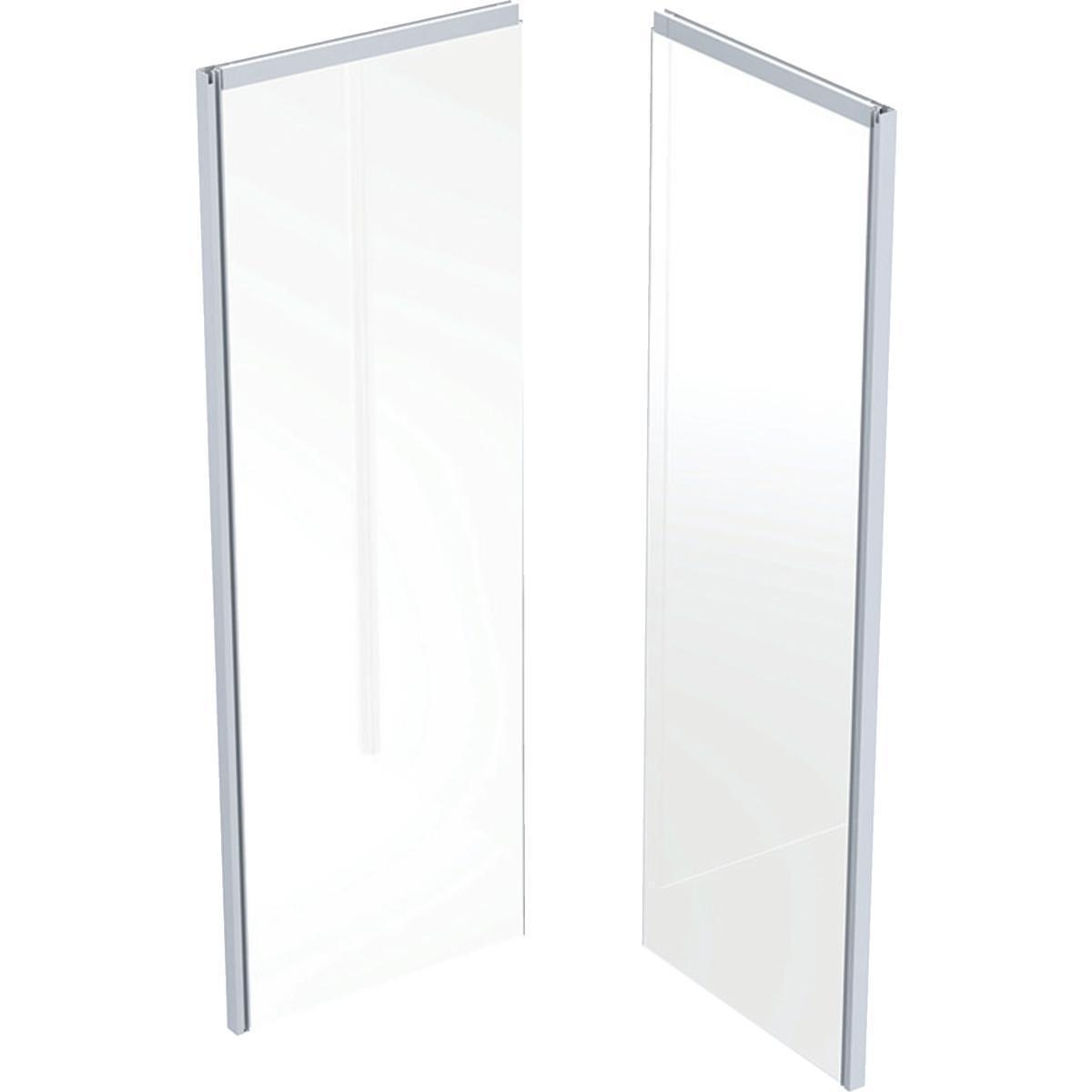 Showerama Bakglas, Contura Shower - CS SHOWERAMA 10-5 BAKDEL VIT KLARGLAS, 90X90X200CM