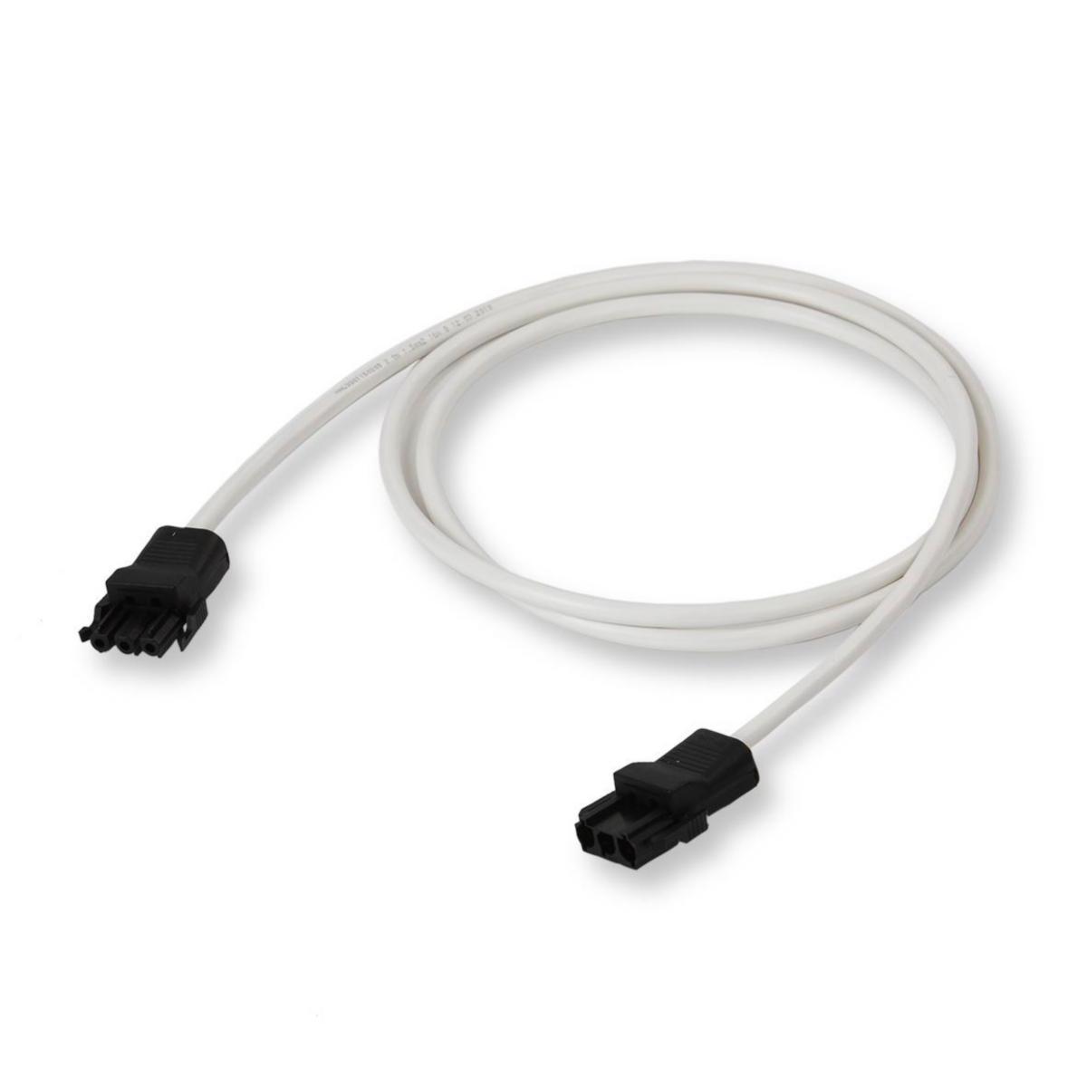 HF-kablage, RQQ 3G2,5 mm² med svart stickkontakt NAC 31S.B och svart hylskontakt NAC 32S.B - KABLAGE RQQ 3G2.5 SV 1M NAL 330T25010B