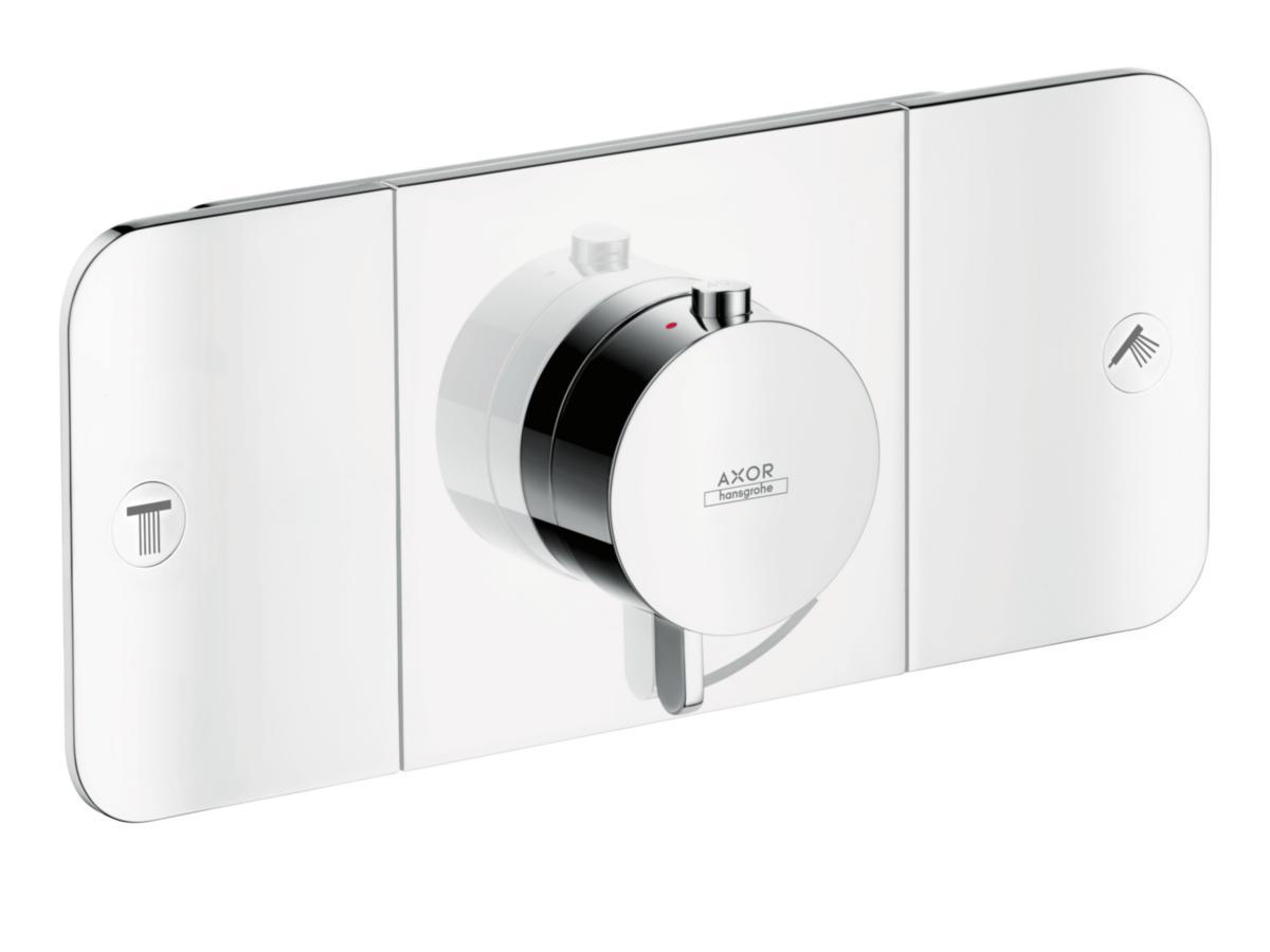 Inbyggnadsblandare Axor One duschtermostat 2 utlopp, Hansgrohe - HANSGROHE INBYGGNADSBLANDARE AXOR ONE DUSCHTERM. 2 UTL.KROM