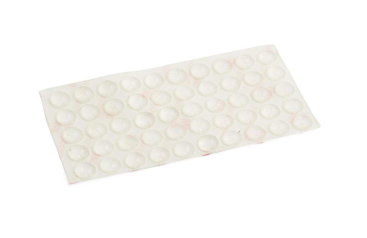 Rubber buffer A9007, A9010 - RUBBER BUFFER A9010 TRANSP. PLASTIC 10X3MM SB50