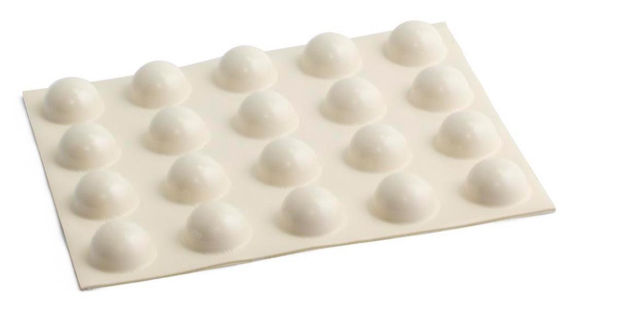 Rubber buffer A5017/A5027 - RUBBER BUFFER A5017 WHITE 20X10MM SELF-ADHESIVE SB20