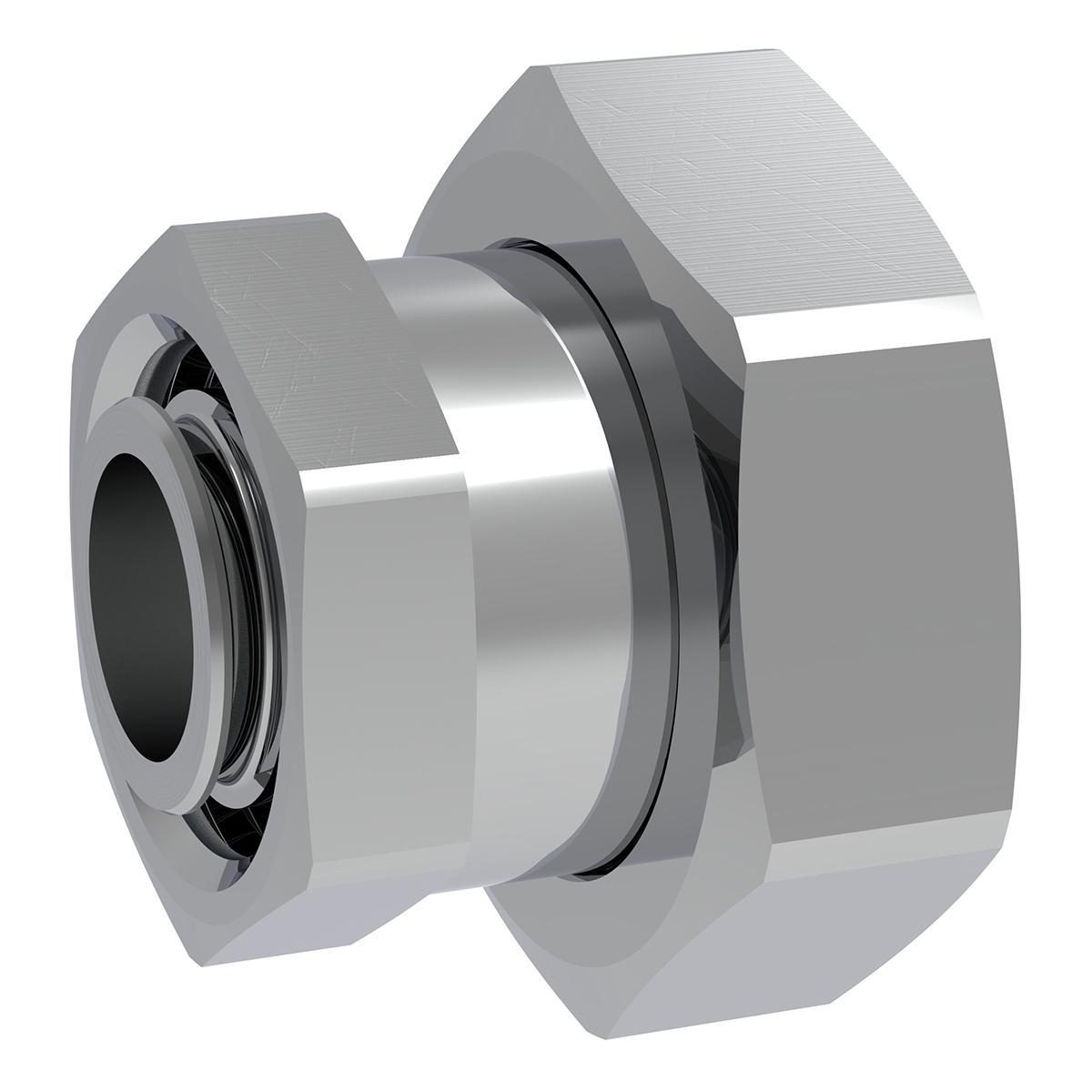 Double nut chromium, Vatette - Double nut 15x G 1/2