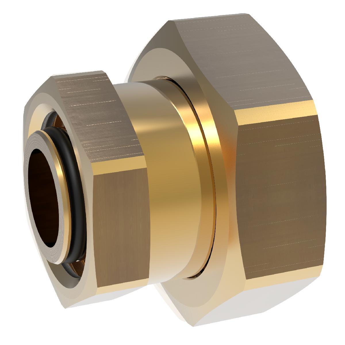 Dubbelmutter Gul, Vatette - VATETTE DUBBELMUTTER GUL 22XG15 LEK.MUTTER, PLANPACKN.