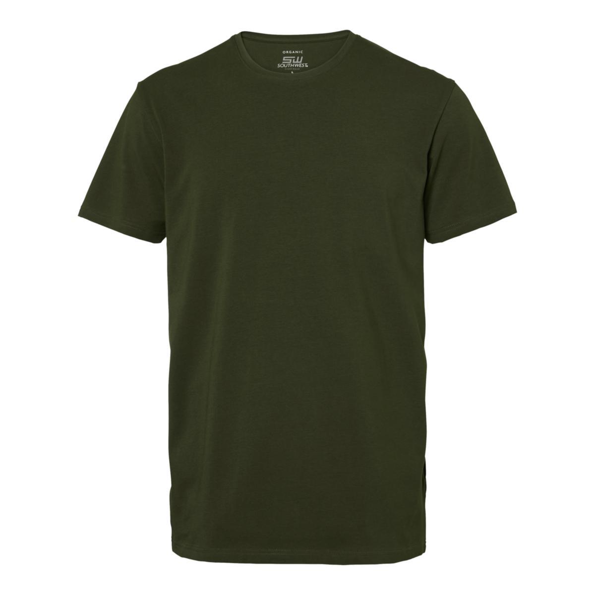 T-shirt South West Norman 126 - T-SHIRT SOUTH WEST NORMAN 126 MÖRK OLIVE STL XL