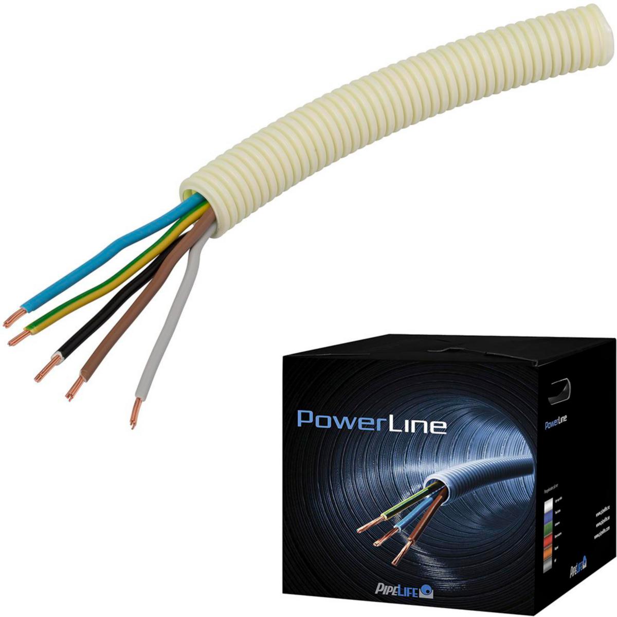 Flexible pipe treaties FK PowerLine Box Eca, Pipelife - CONDUIT 20 FK 5G2.5 50m PwrL (50M)