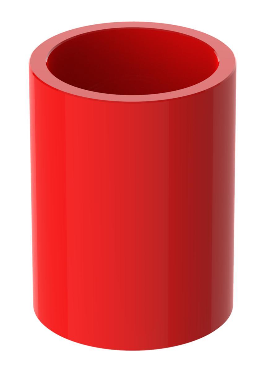 Muff till Renblåsningscentral, Ateco - MUFF RÖD D=25 ABS