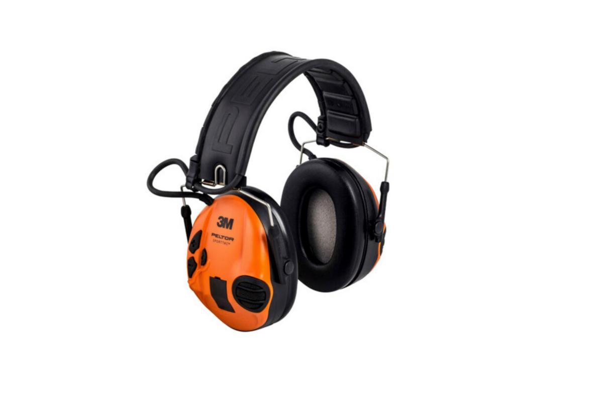 Hörselkåpa 3M Peltor SportTac medhörning - HÖRSELKÅPA PELTOR SPORTTAC MT16H210F-478-GN HUNTING GR/OR