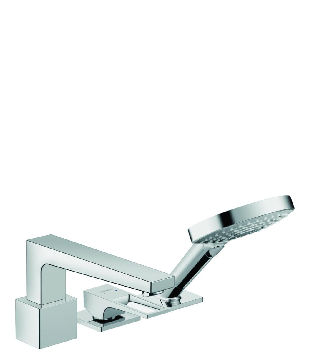 Badkarsblandare Metropol 1-grepp 3-hål karkant, Hansgrohe - HANSGROHE BADKARSBLANDARE METROPOL, VULST, 1-GR