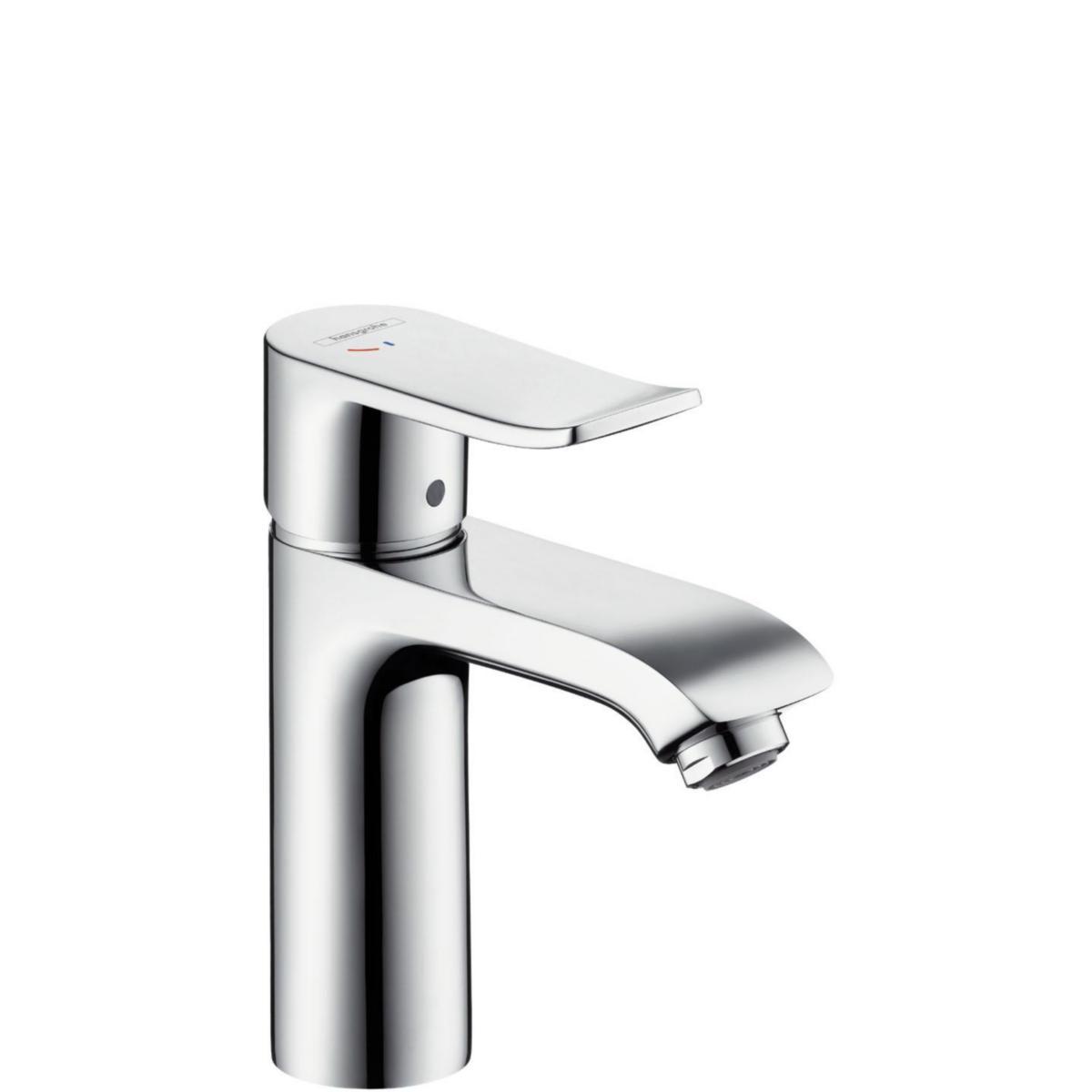 Tvättställsblandare HG Metris 110, Hansgrohe - HG METRIS TSBL 110 KALL-START KROM, MED LYFTVENTIL, ECOSMART