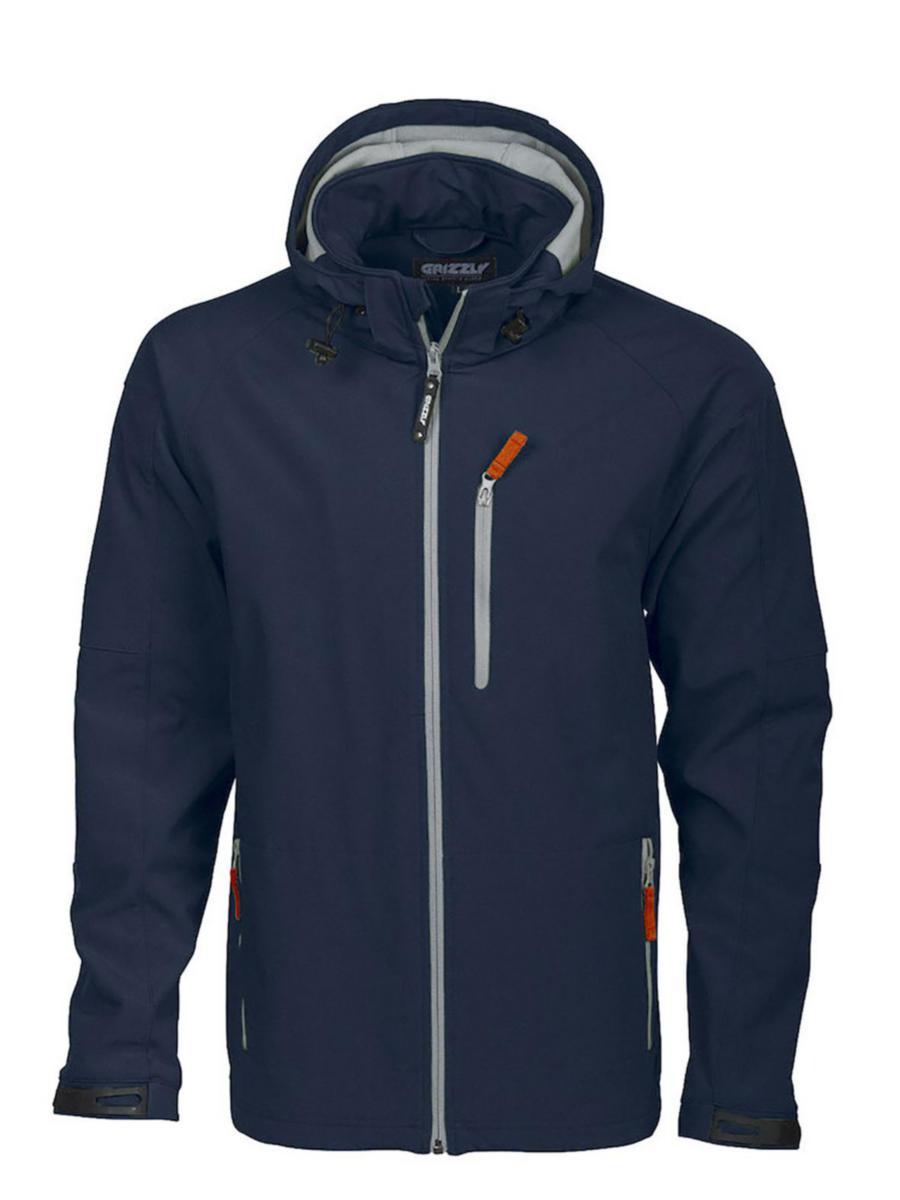 Softshelljacka Textil Tulsa - SOFTSHELLJACKA TULSA MARINBLÅ XL