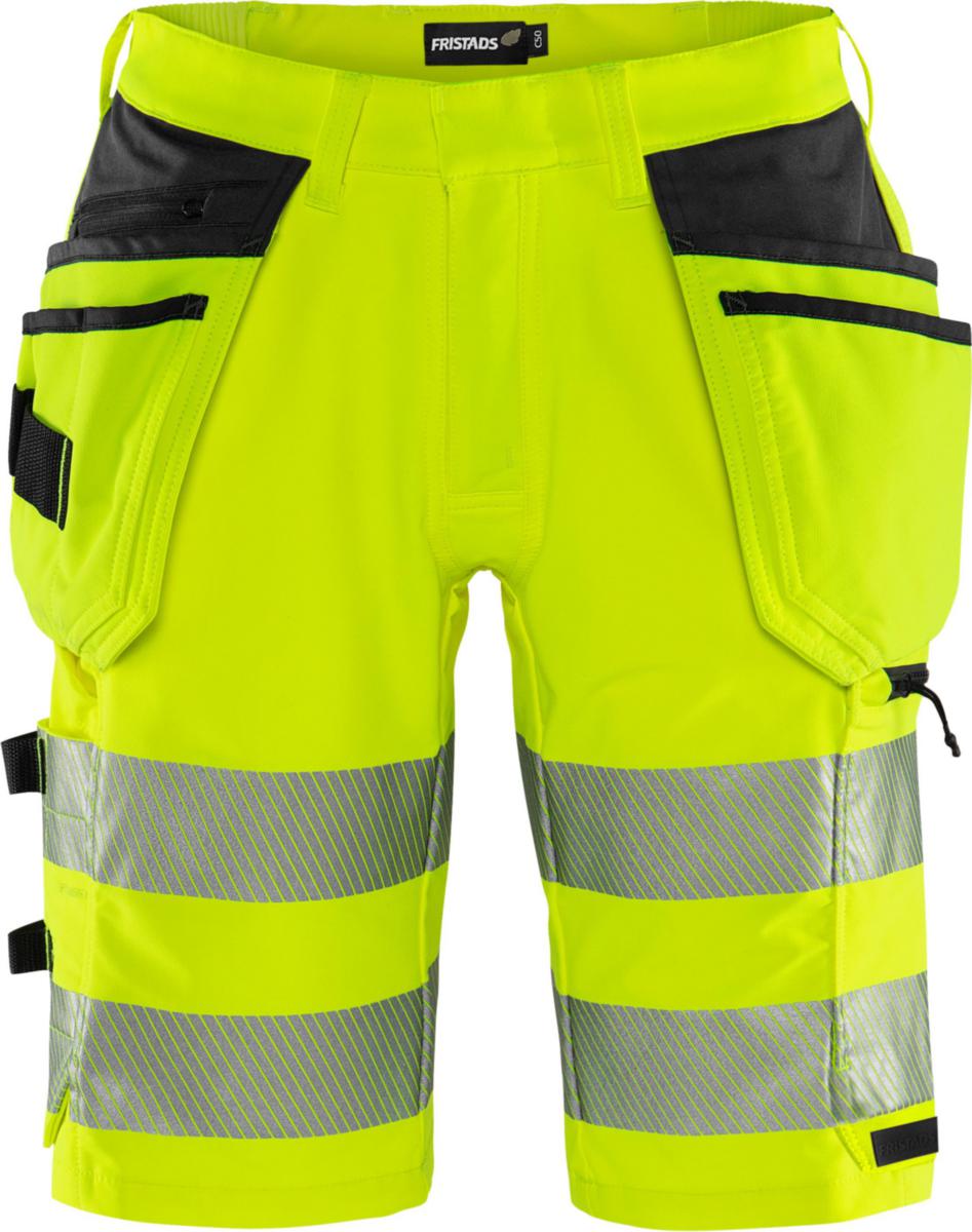 Shorts Fristads 2646 GSTP Green - SHORTS FR 2646 GSTP GUL/SVART GREEN VARSEL KL2 C48