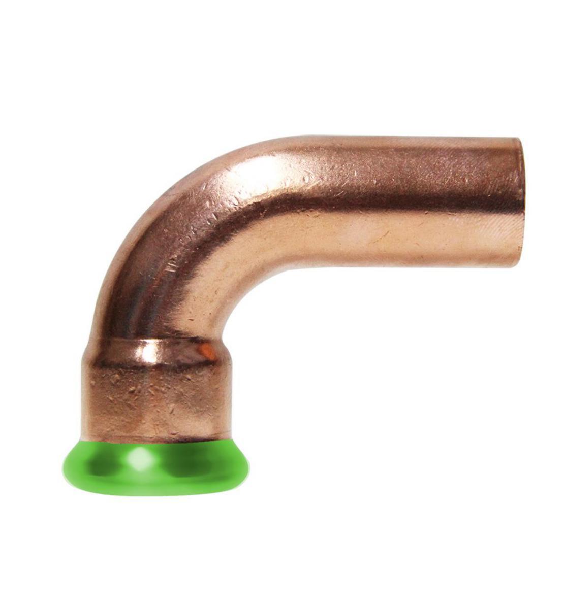 Bend 90° with 1 socket Type M Copper, a-collection - 42 ELBOW 90° W. PLAIN END CU M A-PRESS