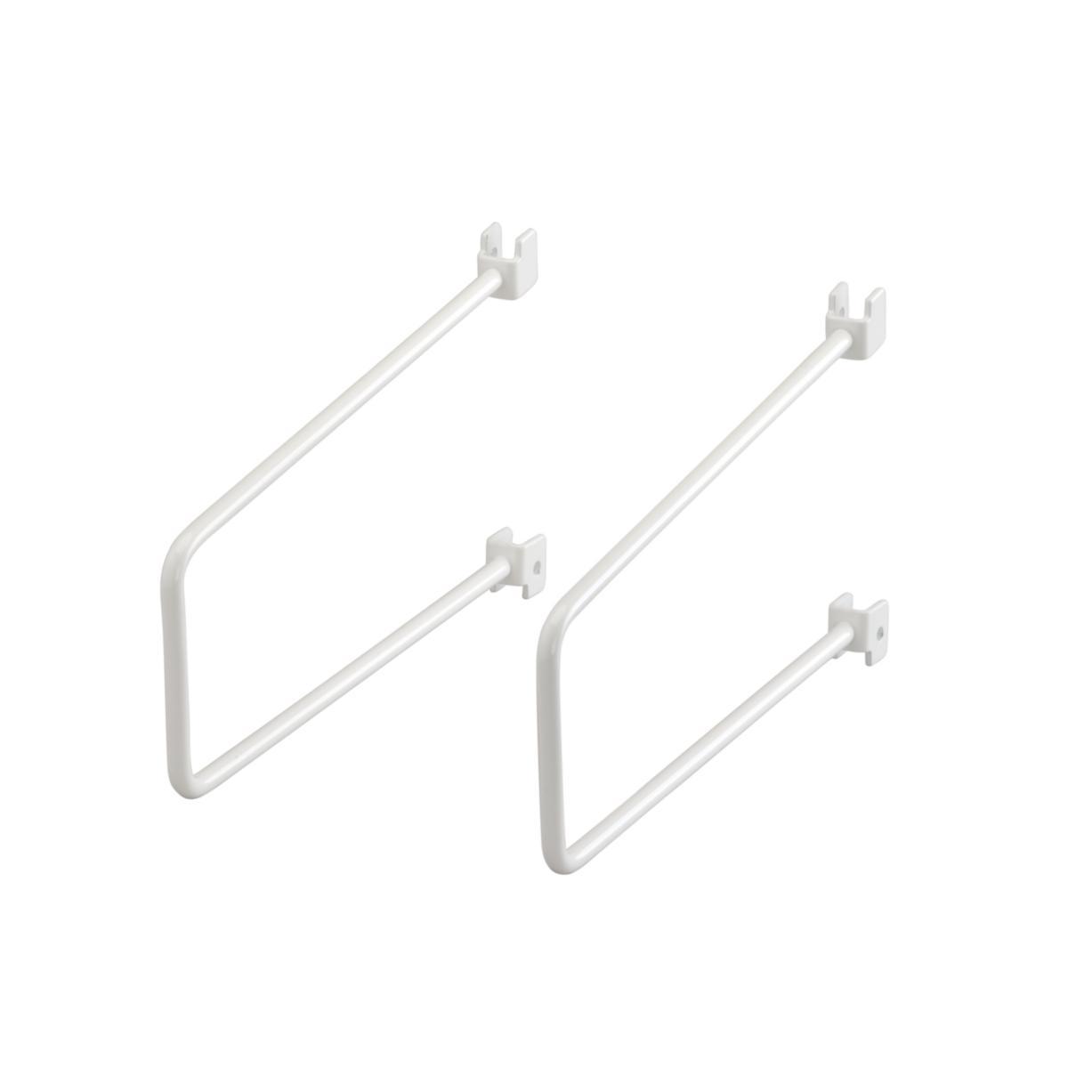 Book support Elfa for rails - BOOK SUPPORT ELFA FOR RAILS 200MM 2-PACK SB 465016