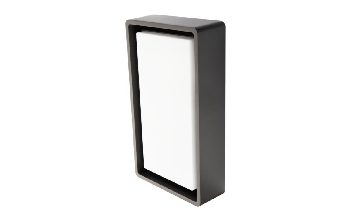Väggarmatur Frame Skymningsrelä - VÄGGARM 8W 670LM 3K IP66 GRAF SKYMN.RELÄ FRAME