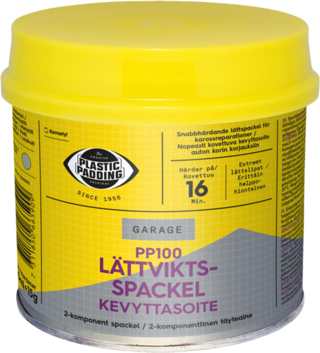 Spackel Plastic Padding, lättvikts - SPACKEL PLASTIC PADDING LÄTTVIKTS PP100 460ML