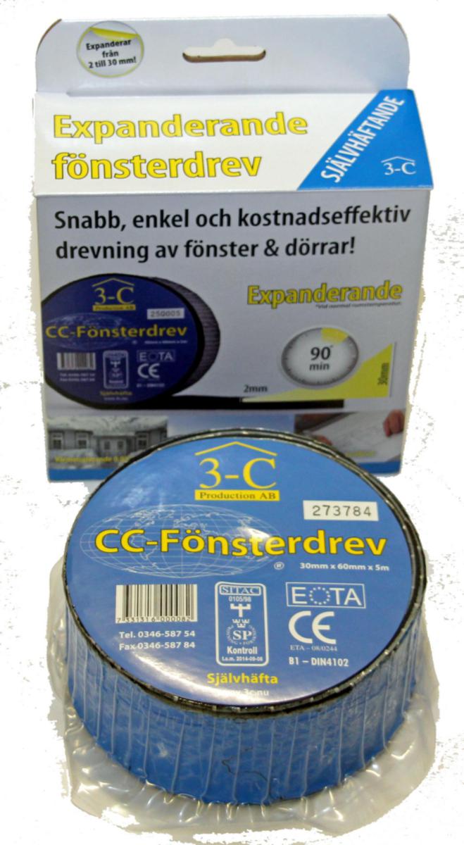 Fönsterdrev CC - FÖNSTERDREV CC 30MMX60MMX5M SJÄLVHÄFTANDE