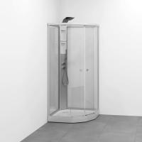 Duschkabin Flow kab Semi Med Blandare 71x91, Macro