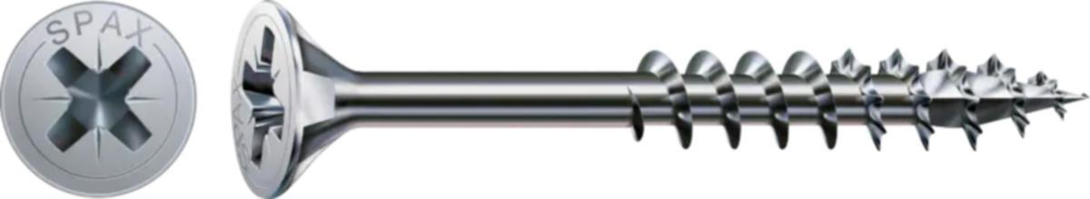 Screw tfx spax-s - Screw 5.0X90 EZ CH PZ zinc plated countersunkh. SPAX
