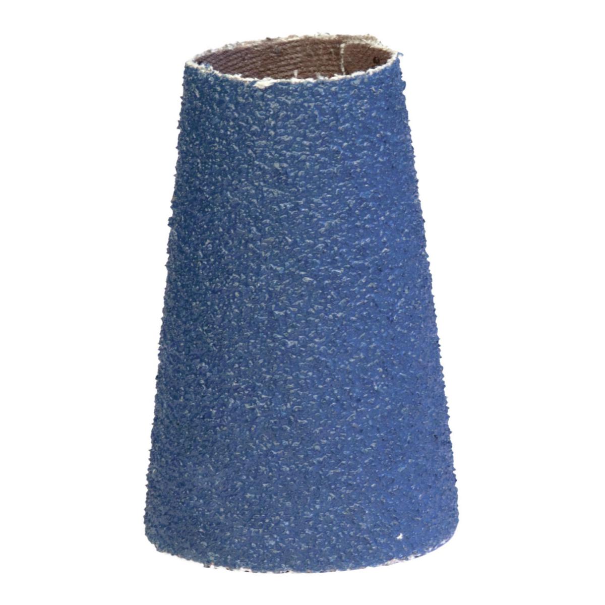Slipdukshylsa Tyrolit Zirkon blå konisk - SLIPDUKSHYLSA TYROLIT 20X14X63 40 ZIRKON KONISK