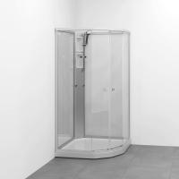 Duschkabin Flow kab Semi Utan Blandare 101x101, Macro