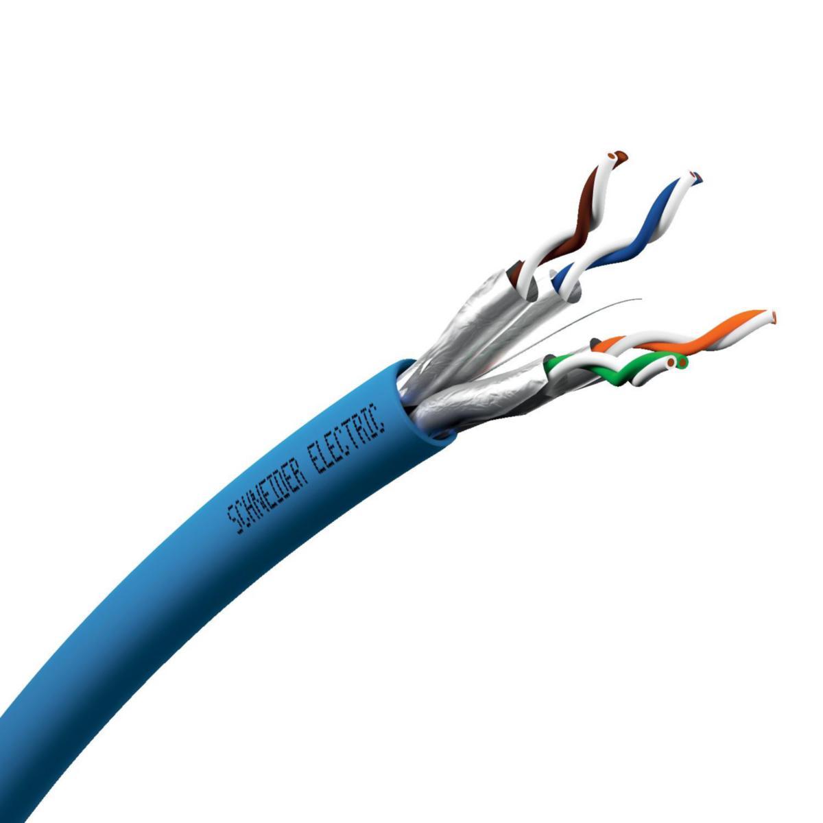 Datakabel Actassi C6A U/FTP Dca, Schneider - KAT 6A U/FTP 4P DCA BLÅ T500 VDICD62X218