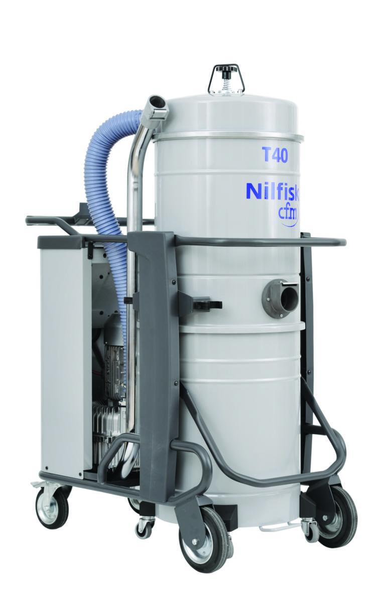 Industridammsugare Nilfisk T40/T40 Plus - INDUSTRIDAMMSUGARE NILFISK T T40 L100 5PP 3-FAS HÖGT VACUUM