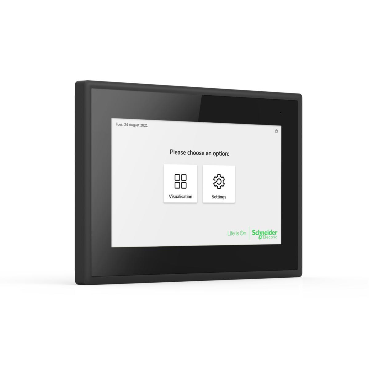 Touchpanel SpaceLogic W4 - TOUCHPANEL KNX IP 7 SVART MTN6260-7760