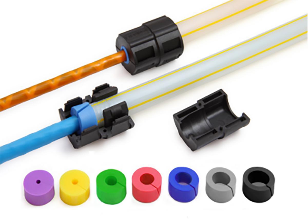 Kabeltätning delbar Gas och Vattentät - KABELTÄTNING 12/3,5-2,5MM 822812.1
