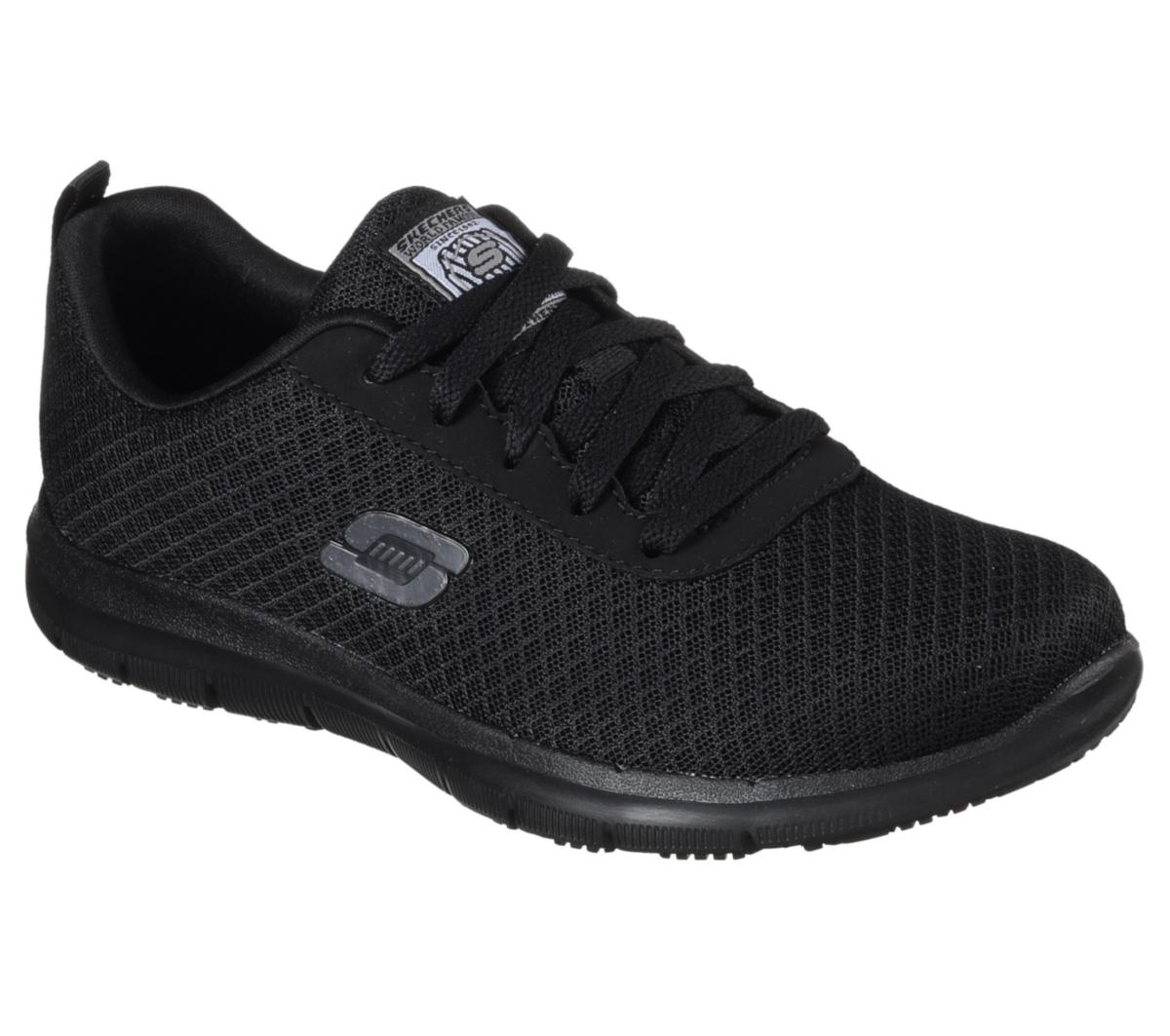 Occupational Shoe Skechers Work Relaxed - SHOE SKECHERS WORK RELAXED FIT MEN BLACK SIZE 42