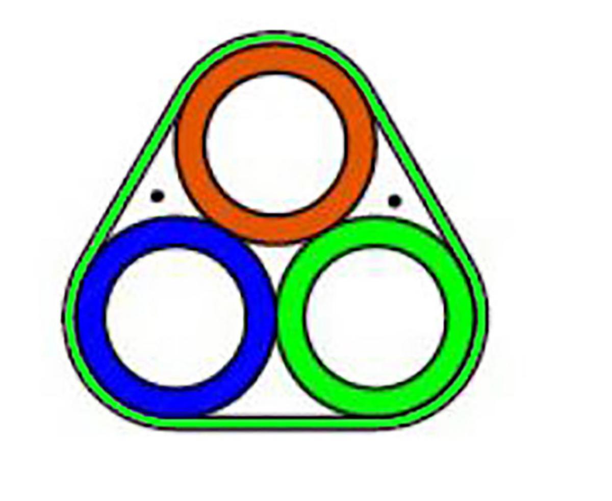 Mikrodukt Tjockväggig DB 7/3,5 för direktförläggning i mark - TUB DBB 3x7/3.5MM GRÖN