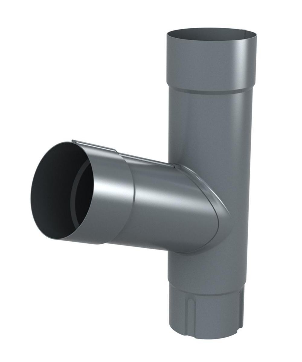 Grenrör 90 70°, Plannja - GRENRÖR 90-70 MÖRKGRÅ 20 PLANNJA