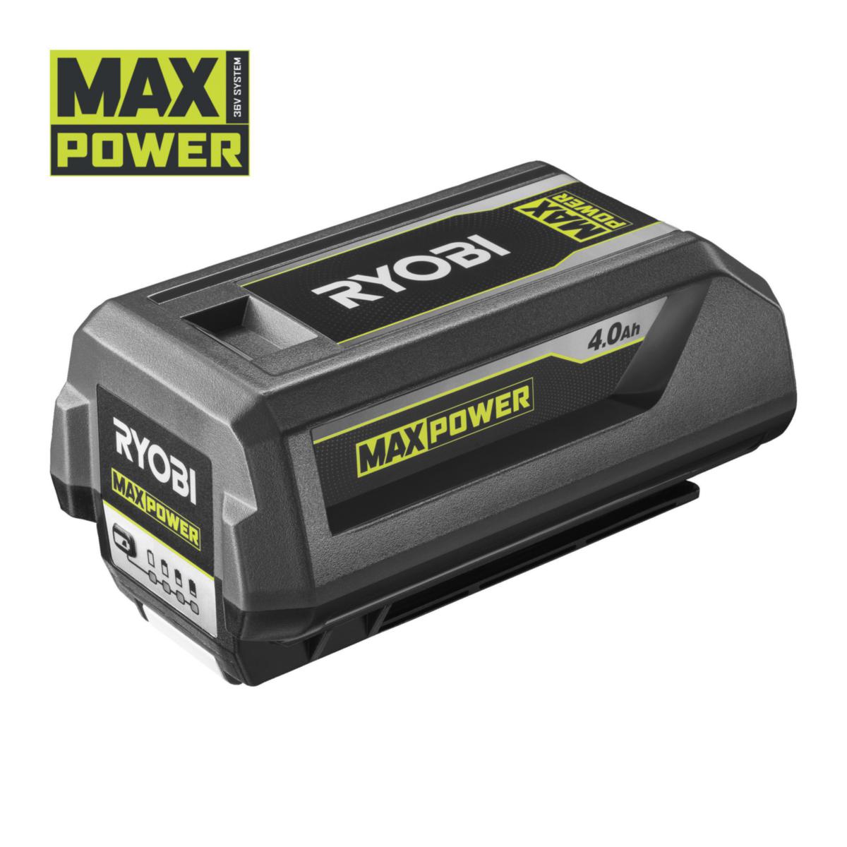 Batteri RYOBI Max Power RY36B40B 36V 1x4,0Ah - BATTERI RYOBI MAX POWER RY36B40B 36V 1X4,0AH