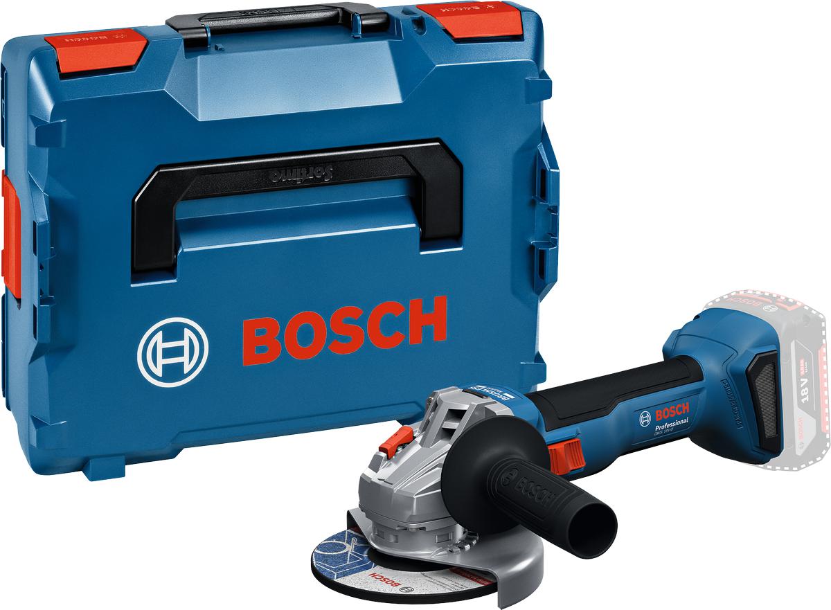 Angle Grinder Bosch GWS 18V-7 125MM SOLO L-BOXX - Cordless Angle Grinder GWS 18V
