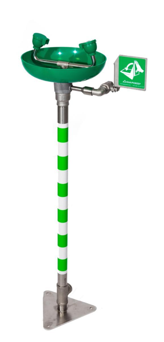 Ögondusch 3651, golvmodell, GIA Premix - GIA ÖGONDUSCH FÖR GOLVMONT MED PLASTSKÅL. 10LIT/MIN. DN15