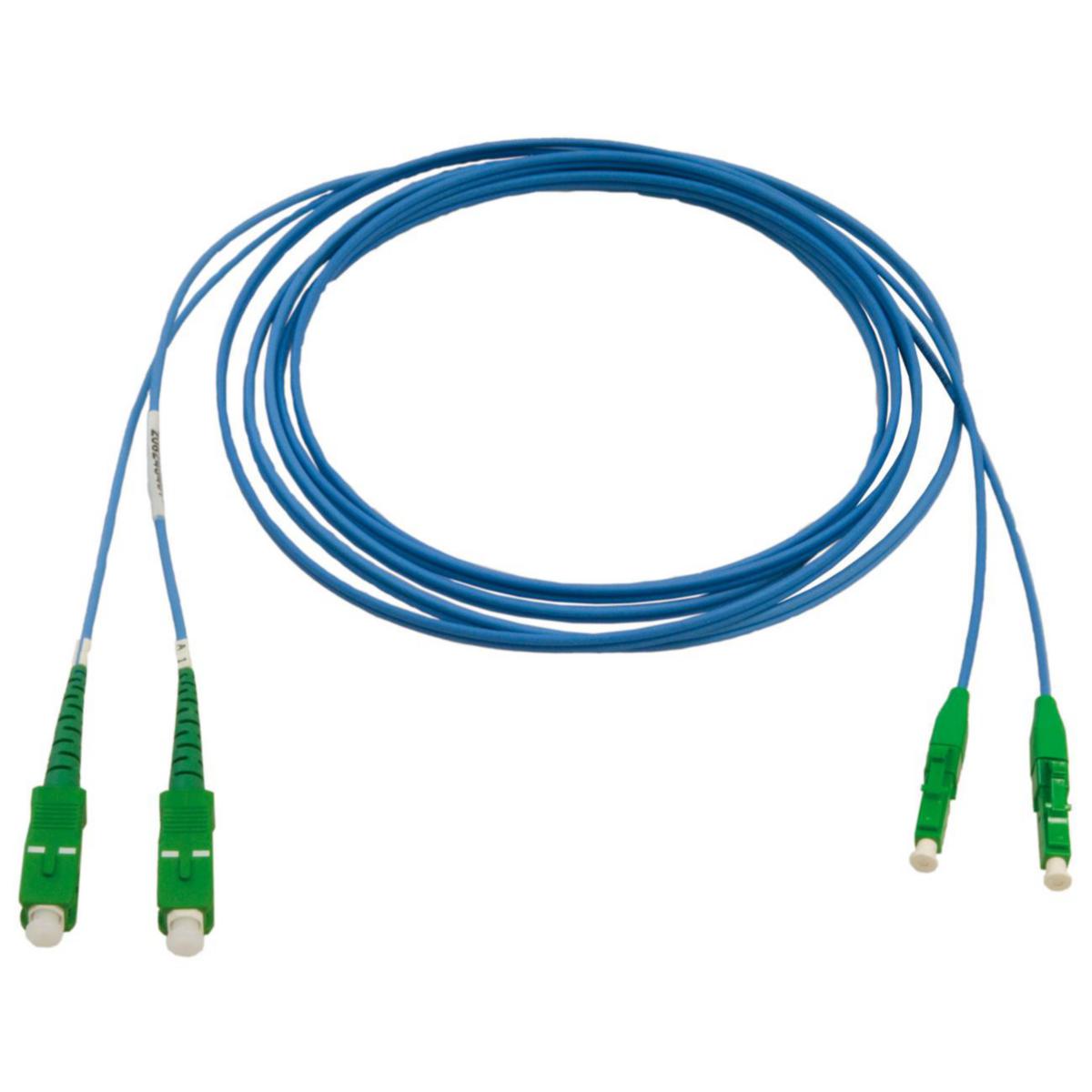 Fiberkablage SM Duplex SC/APC-LC/APC OS2 9/125 - PATCH 2xSC/APC-LC/APC SM 2m