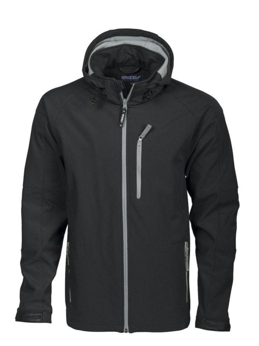 Softshelljacka Textil Tulsa - SOFTSHELLJACKA TULSA SVART S