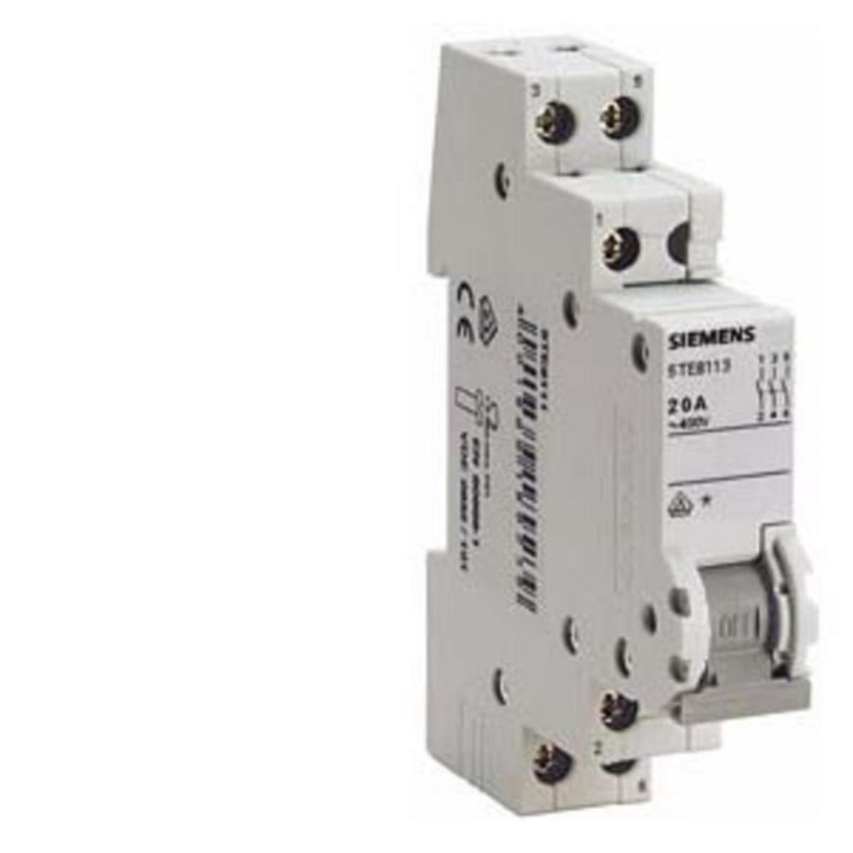 Strömställare, Siemens - STRÖMSTÄLLARE 20A 3S+N 5TE8114