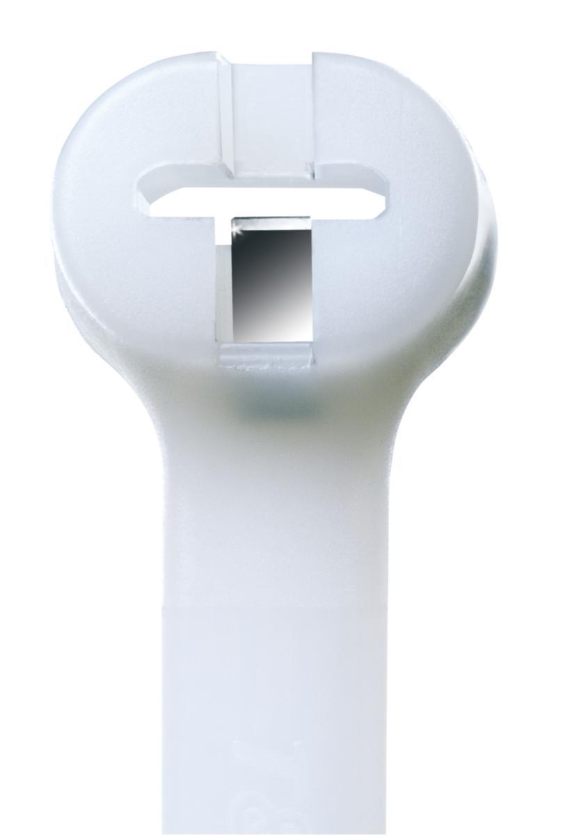 Buntband TY med ståltunga natur - BUNTBAND TY-526M NAT 284x3,6MM (100/FRP)