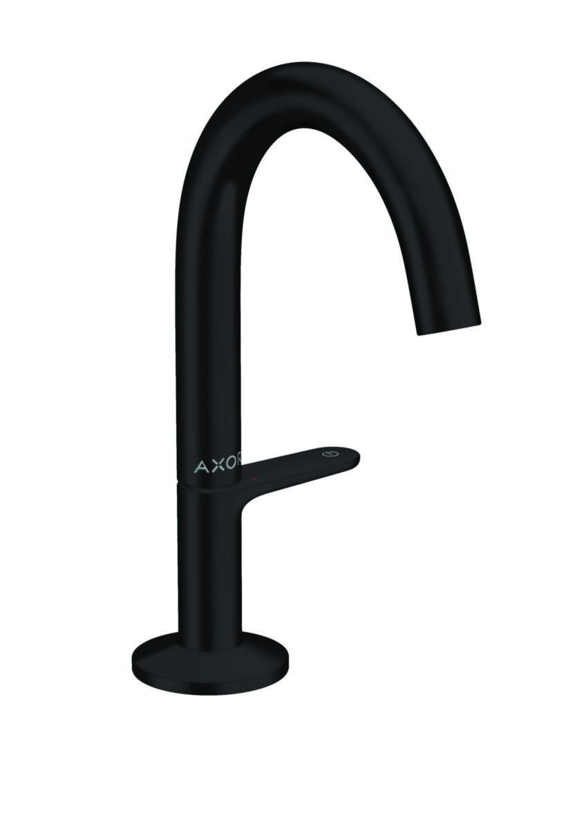 Tvättställsblandare AX One Select, Hansgrohe - HG AX ONE TSBL SELECT 140 M PUSH-OPEN MATTSVART